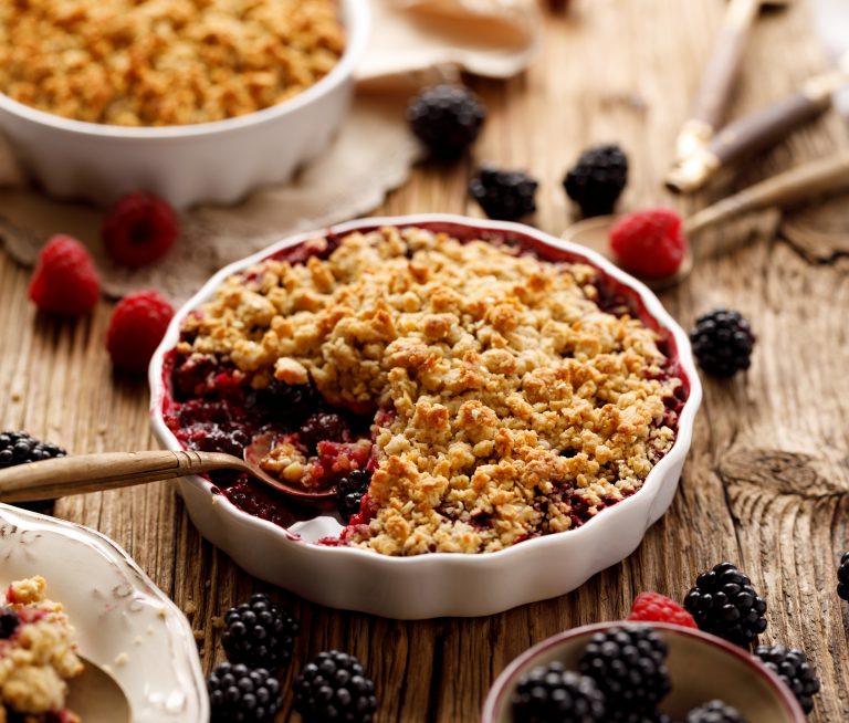 TRIPLE BERRY CRISP