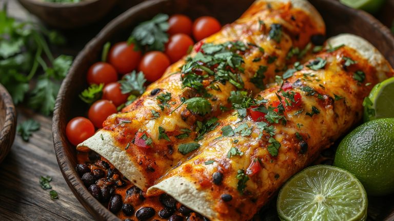 Black bean flautas